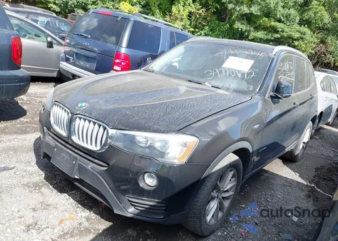 2017 BMW X3 xDrive28I из США, поврежденный, VIN 5UXWX9C37H0T23102